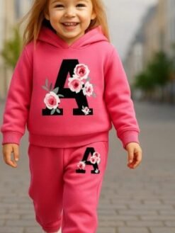 "Pink A" Boy Baby Winter Hoodies