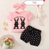 "Pink Rabit" Summer T-Shirt Baby Set