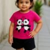 "Pink Panda" Summer T-Shirt Baby Set