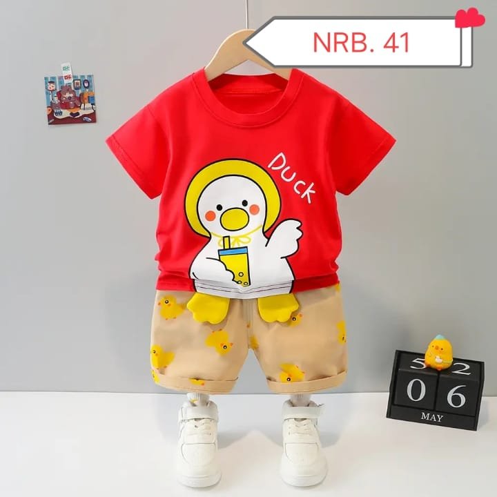 "Red Duck" Summer T-Shirt Baby Set