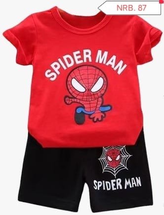 "Spider--Man" Summer T-Shirt Baby Set