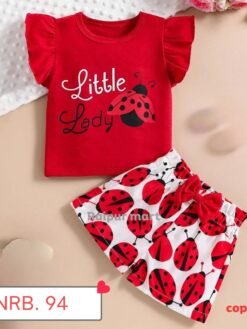 "Little Lady" Summer T-Shirt Baby Set
