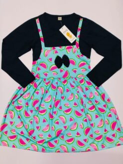 Alternative view of " Navy Rainbow Girls Frog" Baby Frog