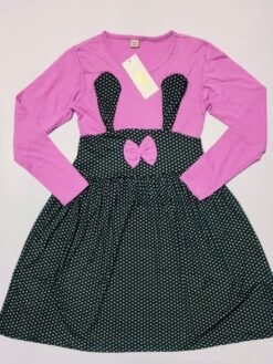 " Pink Long Sleeve Girls Frog"