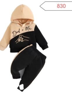 "Dad+Me" Baby Winter Hoodies Set