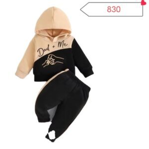 "Dad+Me" Baby Winter Hoodies Set