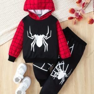 "Spider Man" Baby Winter Hoodies Set